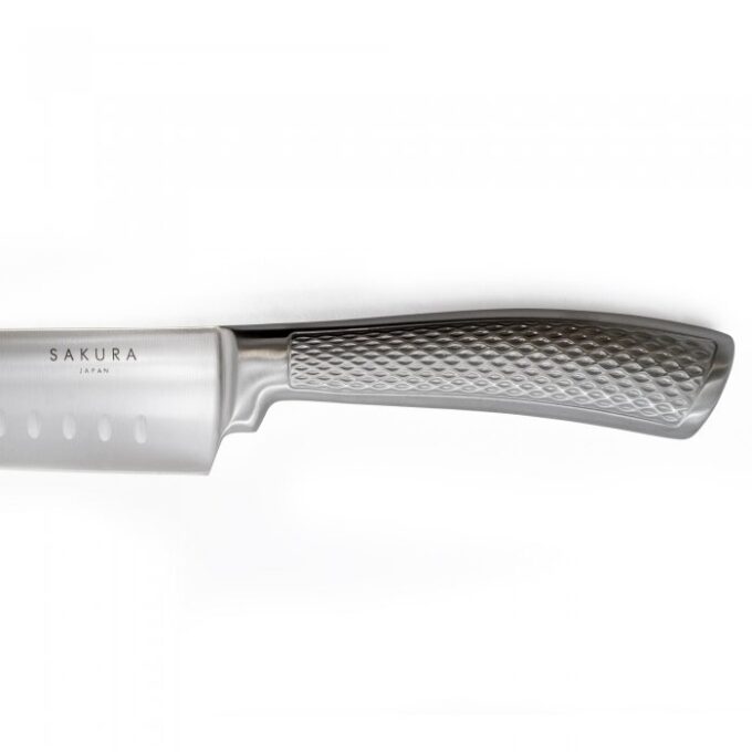 Cuchillo Pro Sakura Santoku de Acero Inoxidable 31cm - Imagen 2