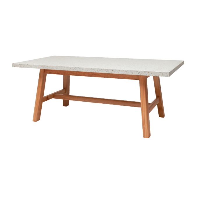 Mesa de Comedor Oslo 2x1 Mts - Mármol Terrazo Selema® - Imagen 2