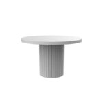 Mesa de Comedor Athena Redonda Paraíso Blanco