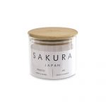 Frasco Sakura 0.45 L de Vidrio con Tapa de Bamboo