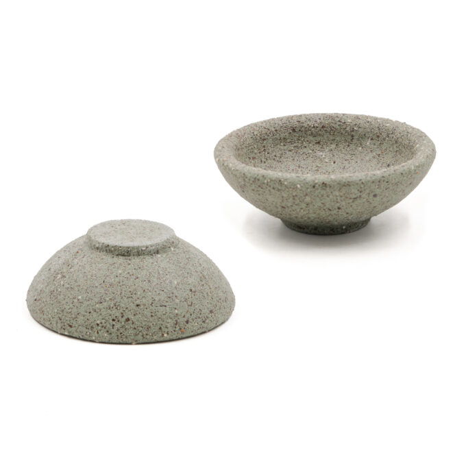 Dip Kosara en Cerámica Gres Gris Verdoso ALFAR® ø8cm x2 unidades