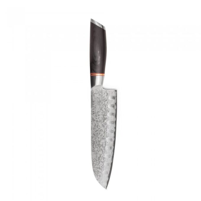 Cuchillo Samurai Santoku Dark Pakkawood Sakura® 31cm