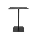 Mesa Bar Net Cuadrada en Hierro Negro 60cm