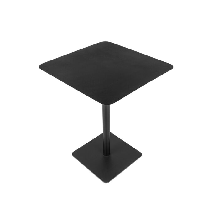Mesa Bar Net Cuadrada en Hierro Negro 60cm - Imagen 2