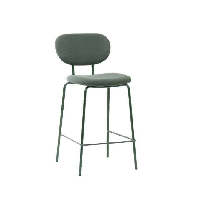 Banqueta Otto Lino Verde Oscuro Verde Musgo - Imagen 2