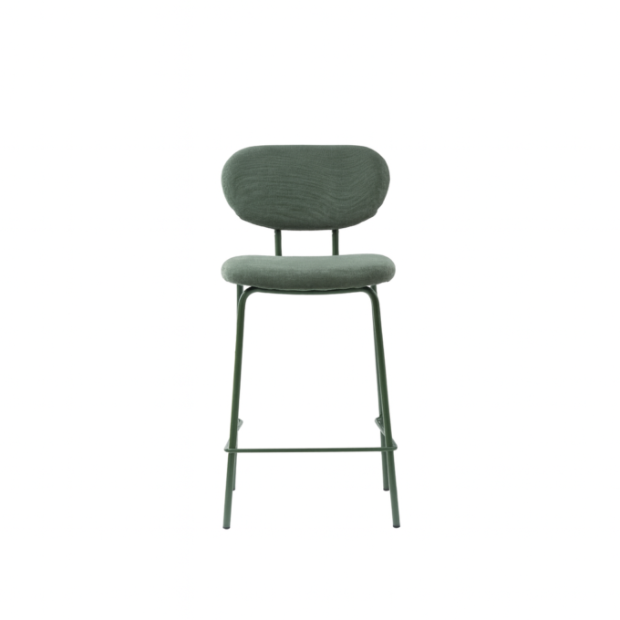Banqueta Otto Lino Verde Oscuro Verde Musgo