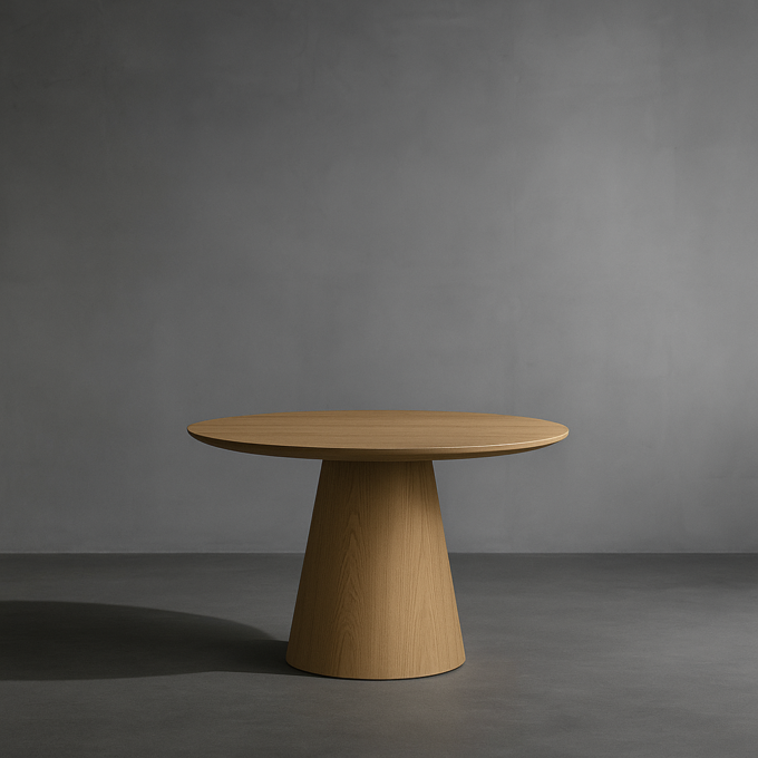 PRE-VENTA Mesa de Comedor Kira Circular Roble Natural - Imagen 2