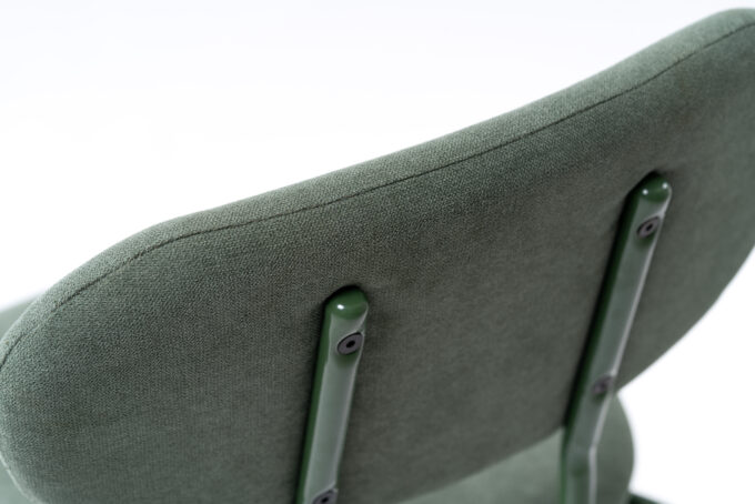 Silla Otto Lino Verde Oscuro Verde Musgo - Imagen 9