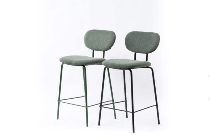 Banqueta Otto Lino Verde Oscuro Verde Musgo - Imagen 9