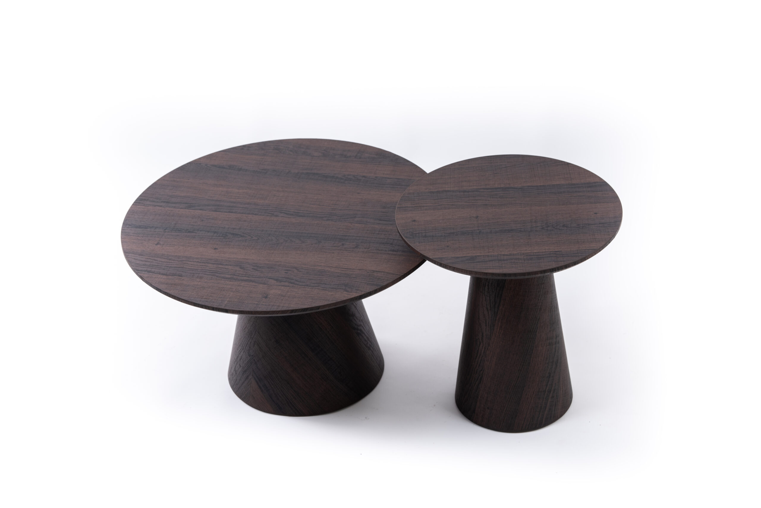 Set de Mesas Bajas Kira Nogal Tostado - Imagen 3