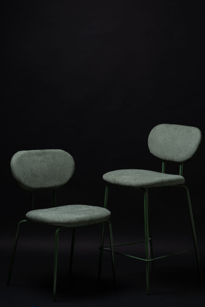 Banqueta Otto Lino Verde Oscuro Verde Musgo - Imagen 10