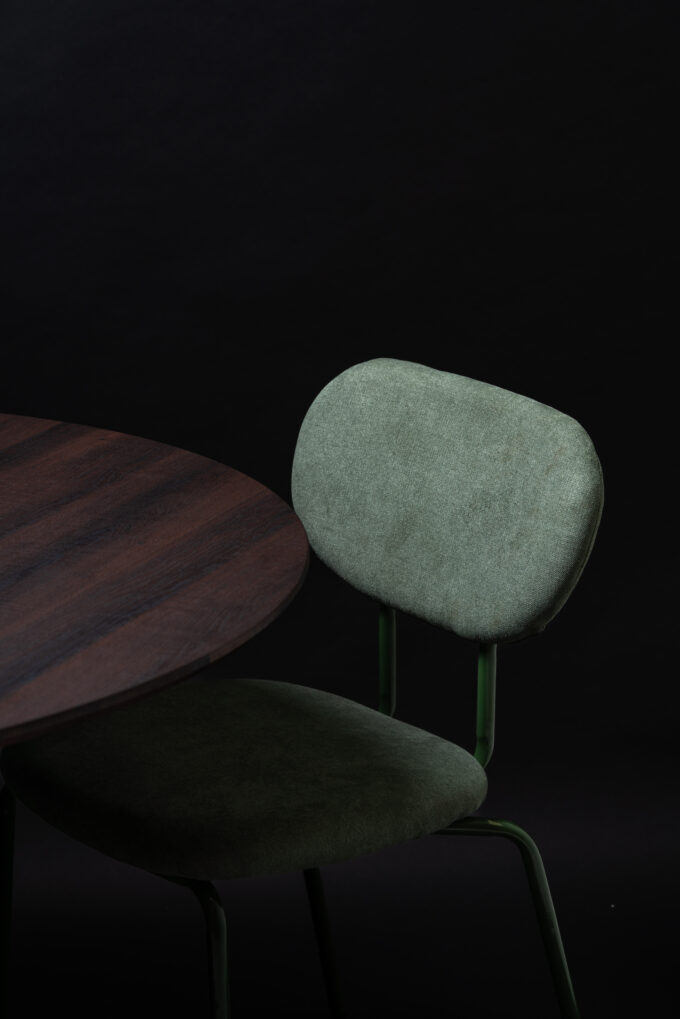 Silla Otto Lino Verde Oscuro Verde Musgo - Imagen 10