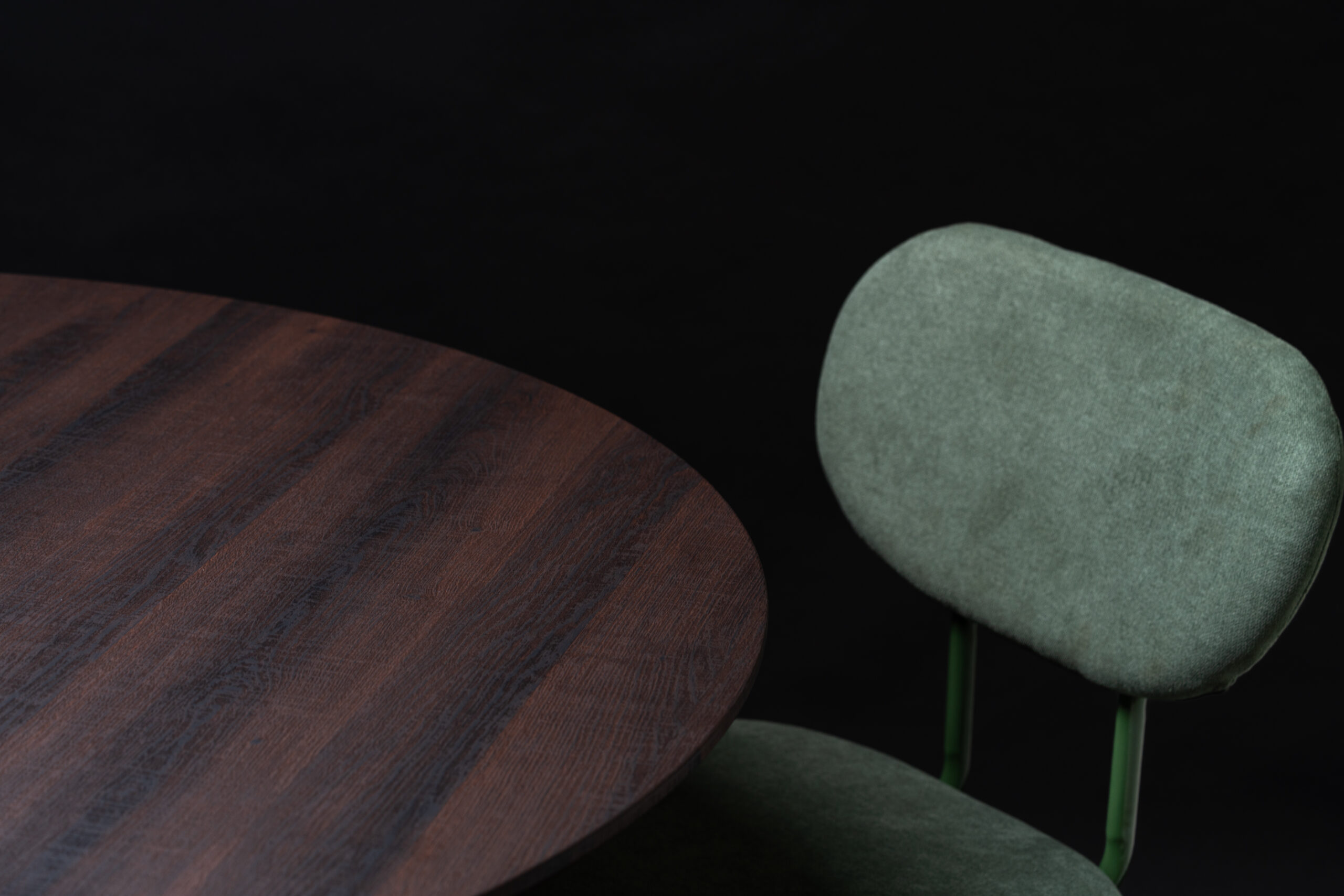 Mesa de Comedor Kira Circular Nogal Tostado - Imagen 4