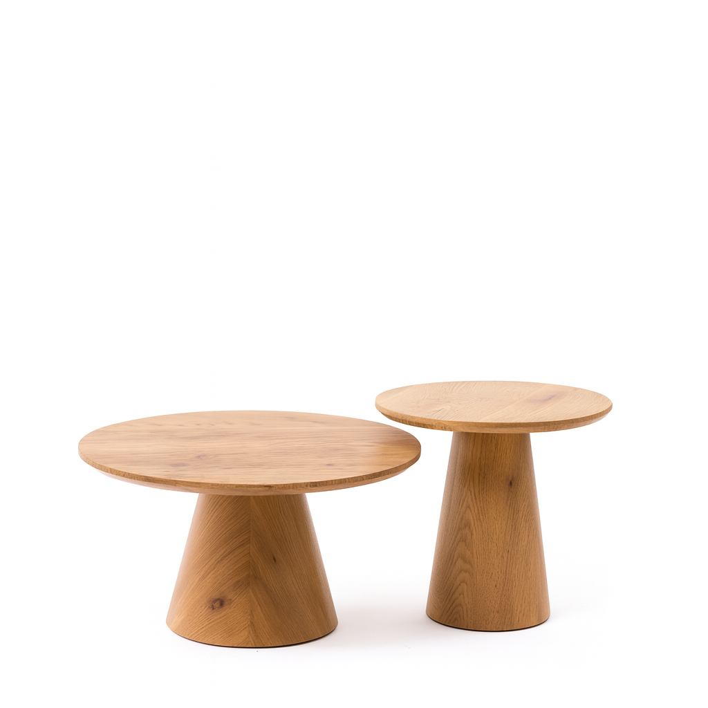 Set de Mesas Bajas Kira Roble Natural