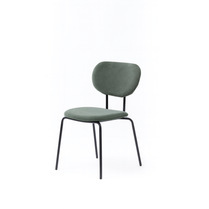 Silla Otto Lino Verde Musgo - Imagen 5