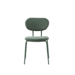 Silla Otto Lino Verde Oscuro Verde Musgo