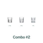 Essentials Combo #2 - Vasos De Vidrio Cortos X12 Unidades
