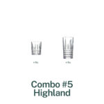 Essentials Combo #5 Highland - Vasos De Vidrio Cortos & Largos X12 Unidades